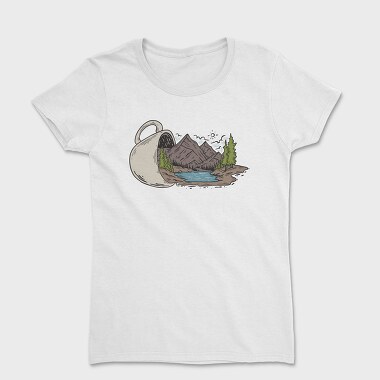 Coffee Landscape, Women's T-Shirt
