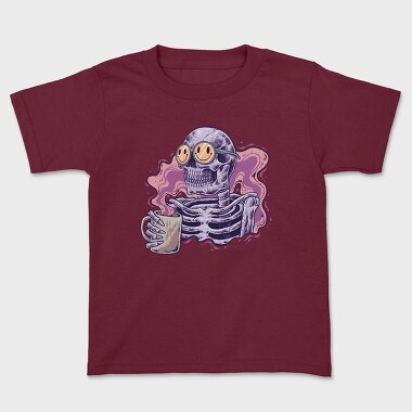 Coffee Skull, Kids' T-Shirt