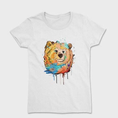 Colorful Bear, Women's T-Shirt