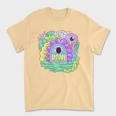 Colorful Creature 38, Unisex Men's T-Shirt