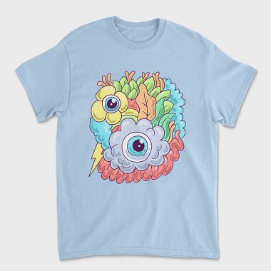 Colorful Creature 41, Unisex Men's T-Shirt