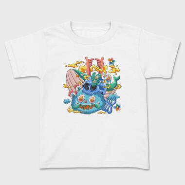 Colorful Monster, Kids' T-Shirt