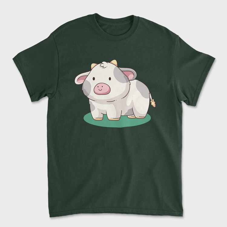 Cute Cow, Unisex Men's T-Shirt