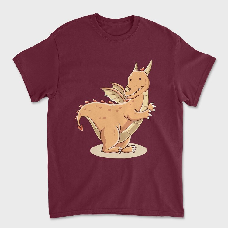 Cute Dragon 1, Unisex Men's T-Shirt