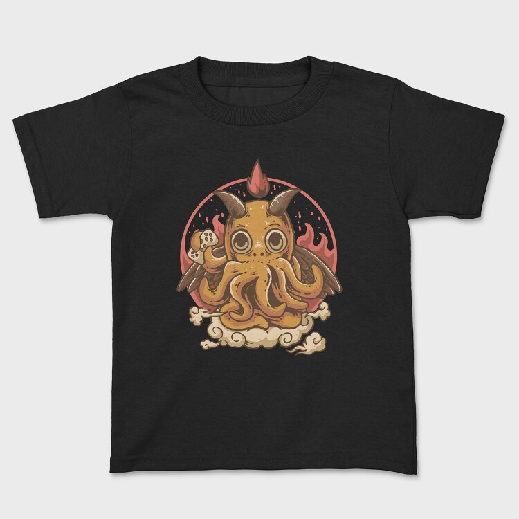 Cute Monster Controller, Kids' T-Shirt