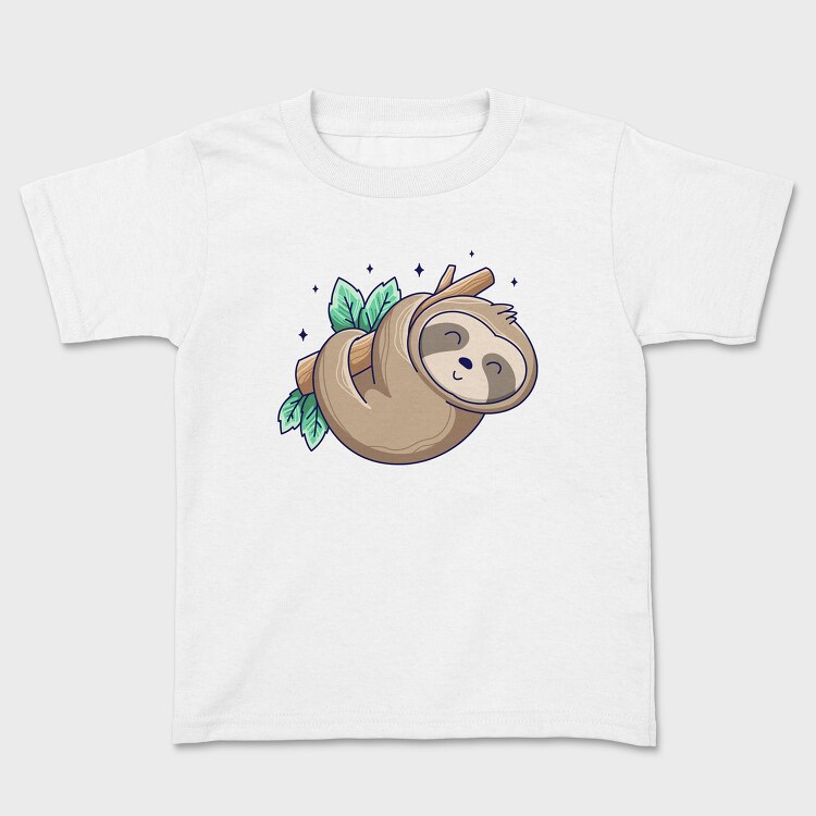 Cute Sloth 1, Детска Тениска