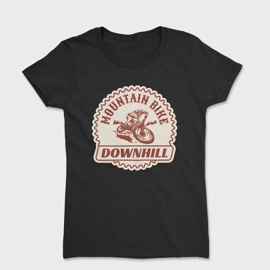 Downhill Adventure Mountain Bike, Women's T-Shirt