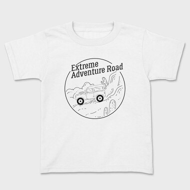 Extreme Adventure Road, Kids' T-Shirt