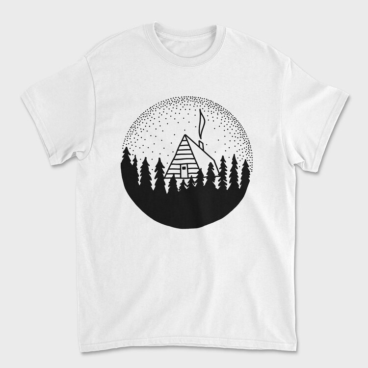 Geometric Landscape 5, Unisex Men's T-Shirt