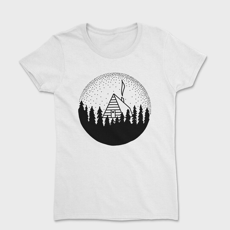 Geometric Landscape 5, Women's T-Shirt