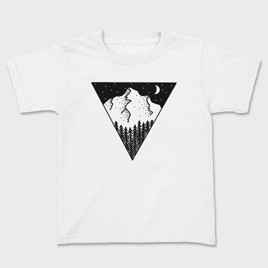 Geometric Landscape, Kids' T-Shirt