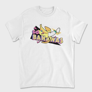 Go Bananas, Unisex Men's T-Shirt