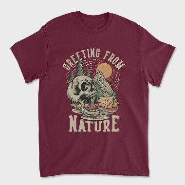 Greeting From Nature, Unisex Men's T-Shirt