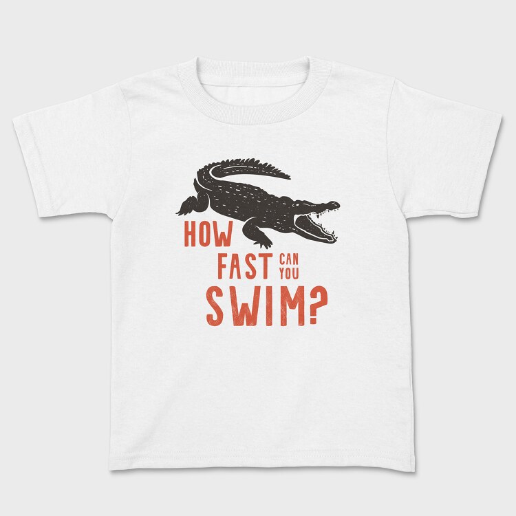 How Fast Can You Swim, Детска Тениска