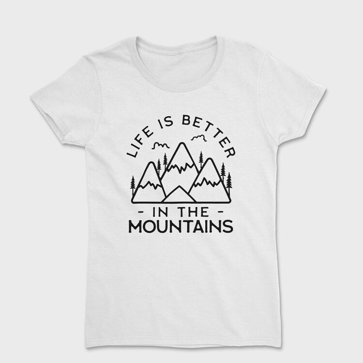 in the mountain, Women's T-Shirt