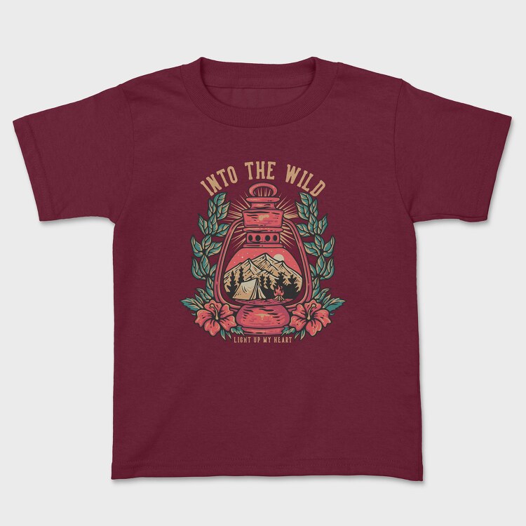 Into the Wild Light Up My Heart, Kids' T-Shirt