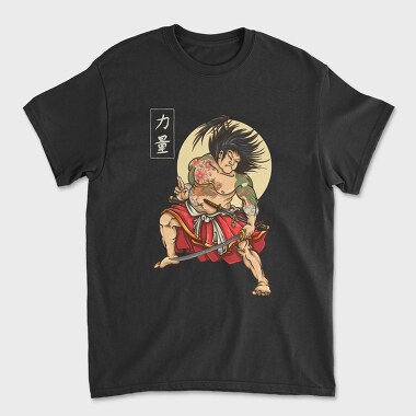 Унисекс Мъжка Тениска, Kabuki Samurai Hero