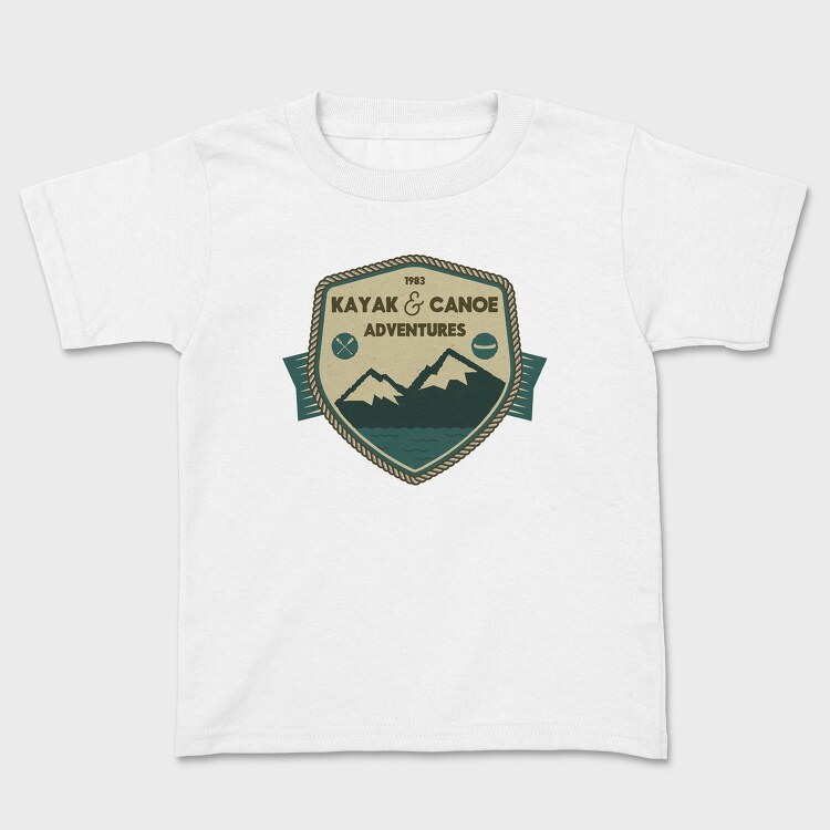Kayak and Canoe Adventures, Kids' T-Shirt