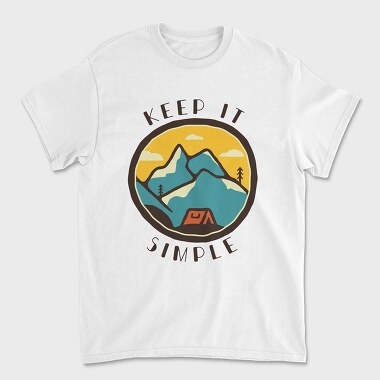 Keep It Simple 2, Unisex Men's T-Shirt