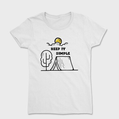Keep It Simple Camping, Women's T-Shirt