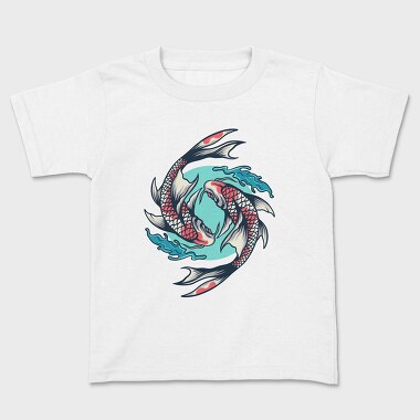Koi Fish Illustration 7, Kids' T-Shirt