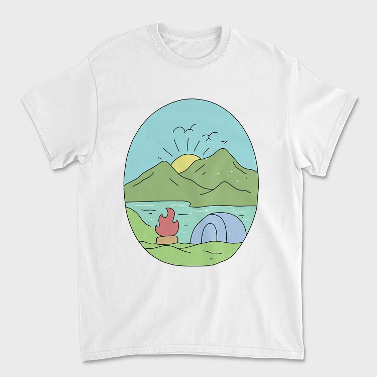 Landscape Nature 11, Unisex Men's T-Shirt