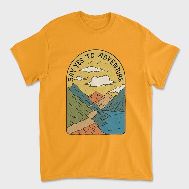 Landscape Nature 2, Unisex Men's T-Shirt