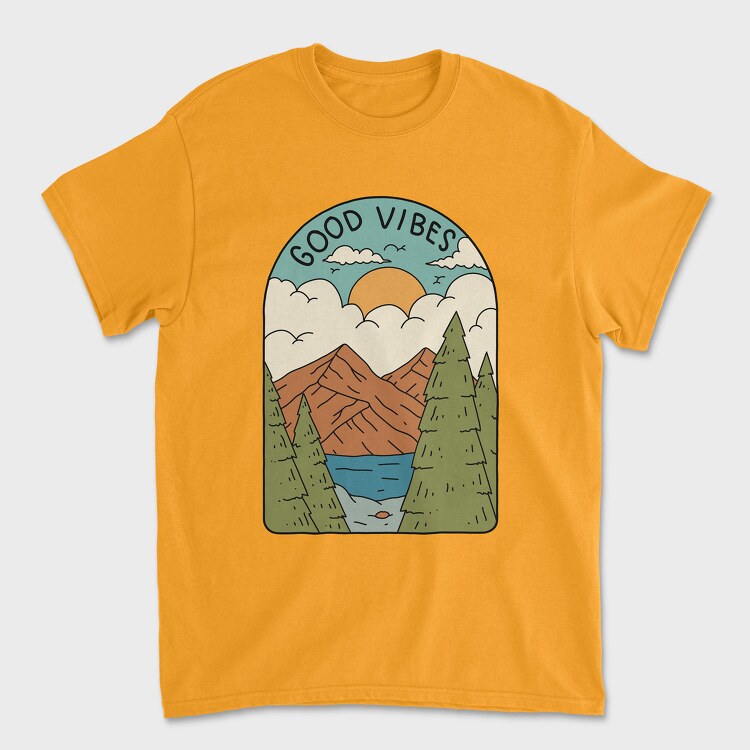 Landscape Nature 5, Unisex Men's T-Shirt