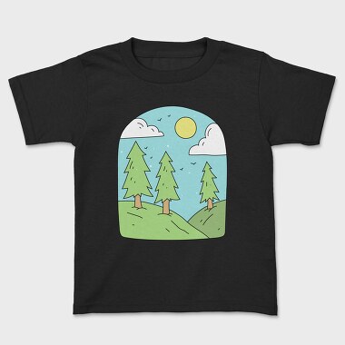 Landscape Nature 8, Kids' T-Shirt