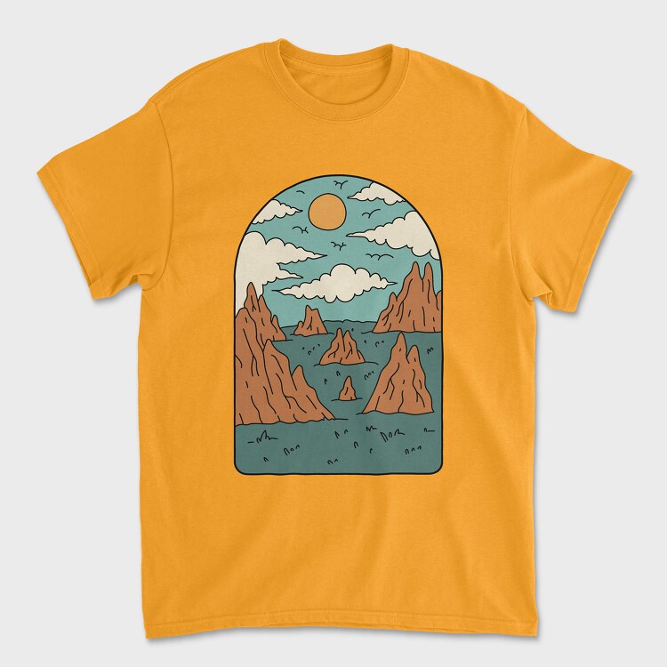 Landscape Nature, Унисекс Мъжка Тениска