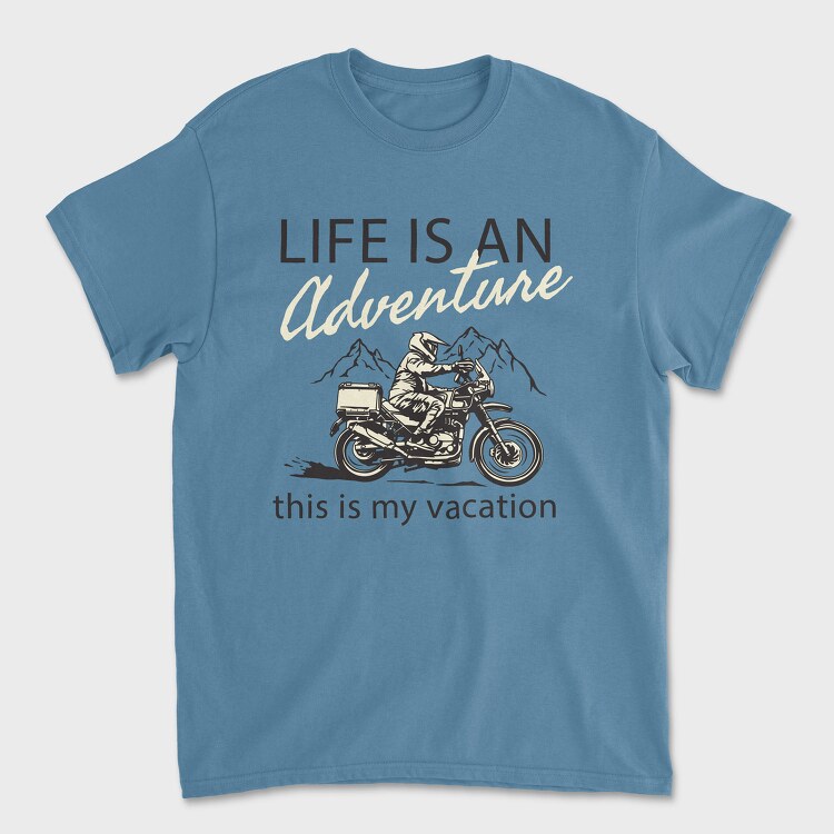 Life Is an Adventure, Unisex Men's T-Shirt