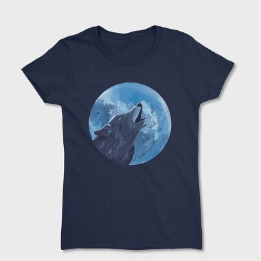 Moon Wolf, Women's T-Shirt