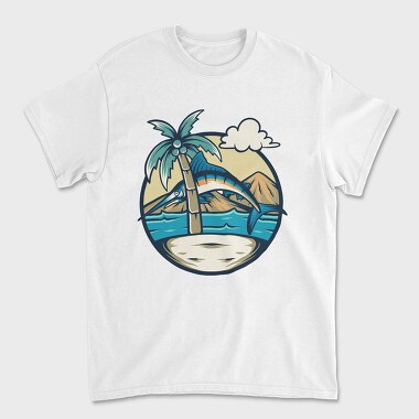 Marlin Fish 1, Unisex Men's T-Shirt