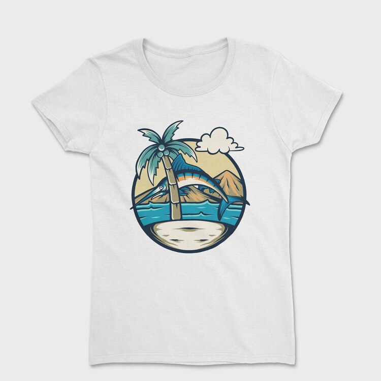 Marlin Fish 1, Women's T-Shirt