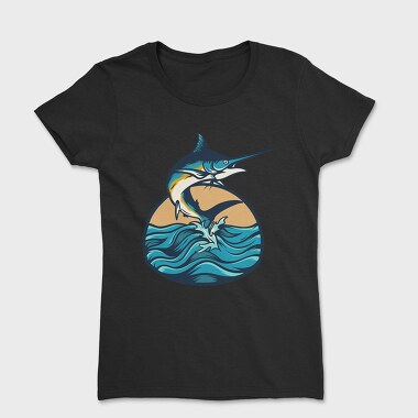 Women's T-Shirt, Marlin Fish 3