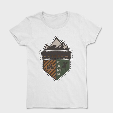 Mountain Camp Badge, Women's T-Shirt