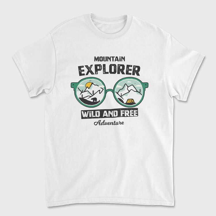 Mountain Explorer, Unisex Men's T-Shirt