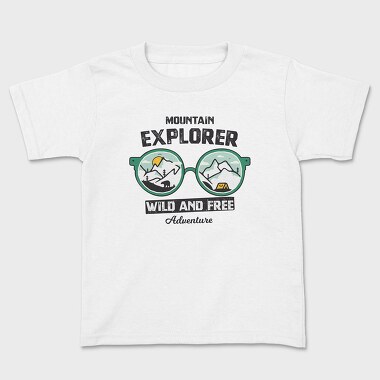 Mountain Explorer, Kids' T-Shirt