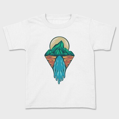 Mountain Illustration, Kids' T-Shirt