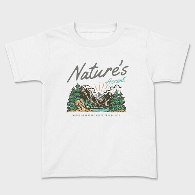Natures Ascent, Kids' T-Shirt