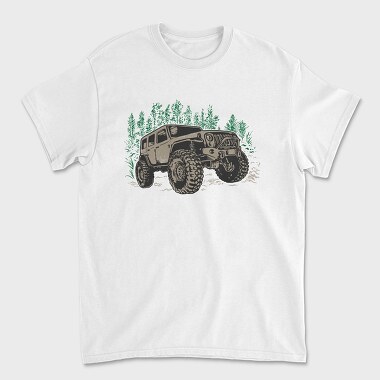 Offroad Jeep, Unisex Men's T-Shirt