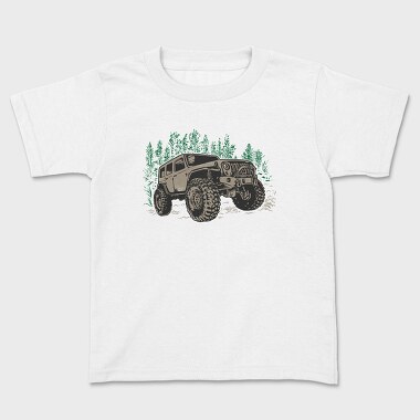 Offroad Jeep, Kids' T-Shirt