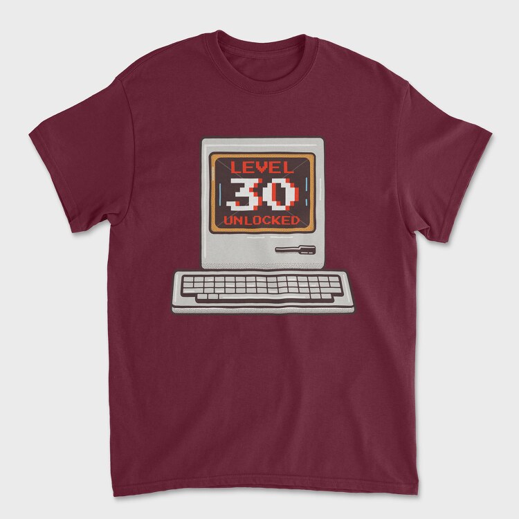 Old Pc Level 30 Unlocked, Unisex Men's T-Shirt