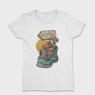 Outside Hiking Shoes, Women's T-Shirt
