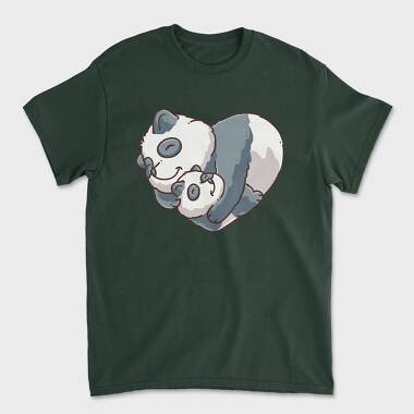 Panda 3, Unisex Men's T-Shirt