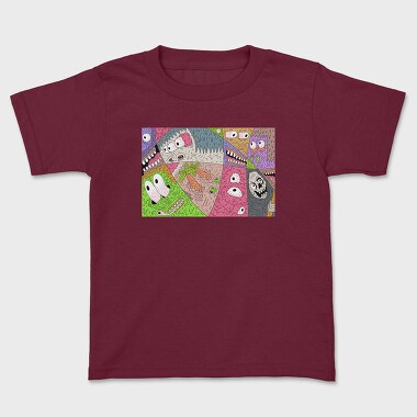 Psychedelic Illustration 2, Kids' T-Shirt