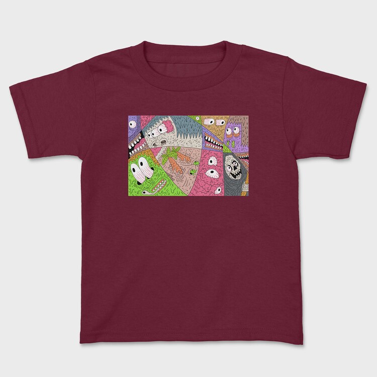 Psychedelic Illustration 2, Kids' T-Shirt
