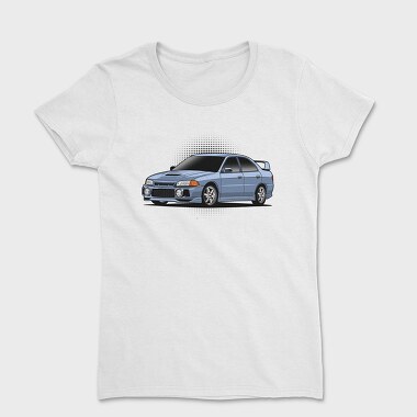 Race Blue Car, Women's T-Shirt