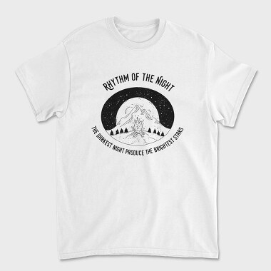 Rhythm of the Night, Unisex Men's T-Shirt