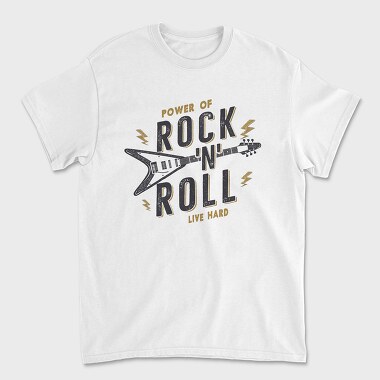 Rock N Roll, Unisex Men's T-Shirt